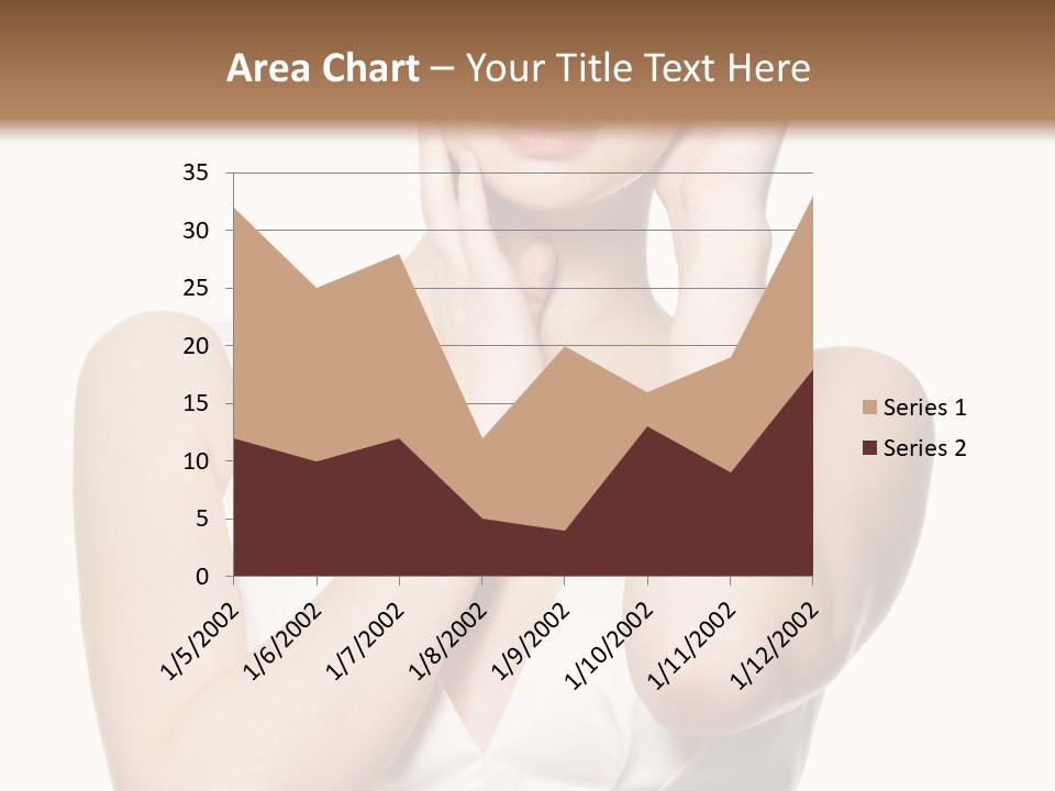 Cute Eye Make Up Elegant PowerPoint Template