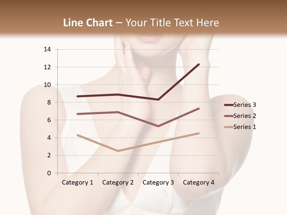 Cute Eye Make Up Elegant PowerPoint Template