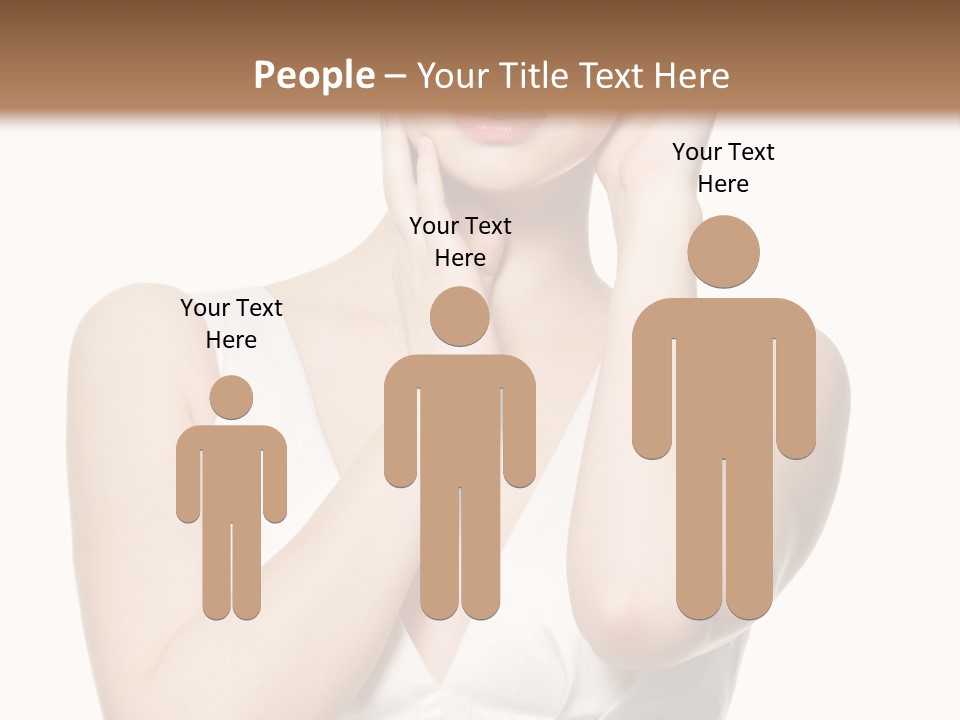 Cute Eye Make Up Elegant PowerPoint Template