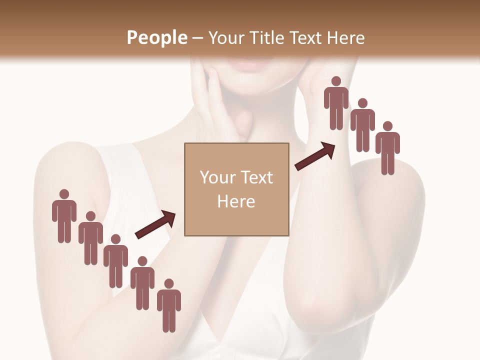 Cute Eye Make Up Elegant PowerPoint Template