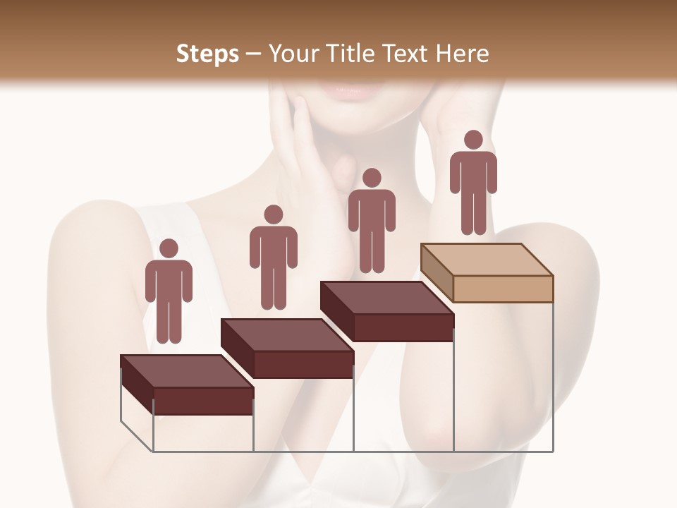 Cute Eye Make Up Elegant PowerPoint Template