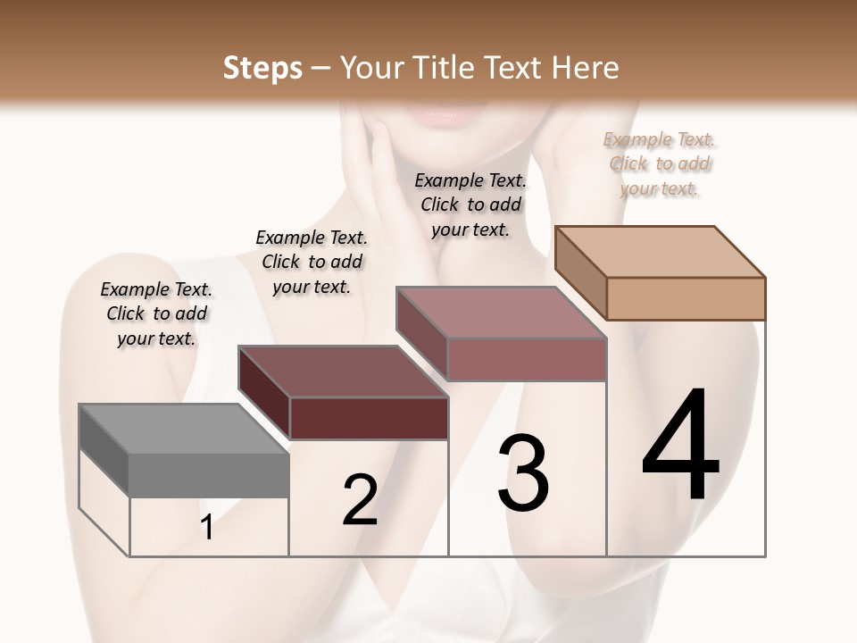 Cute Eye Make Up Elegant PowerPoint Template