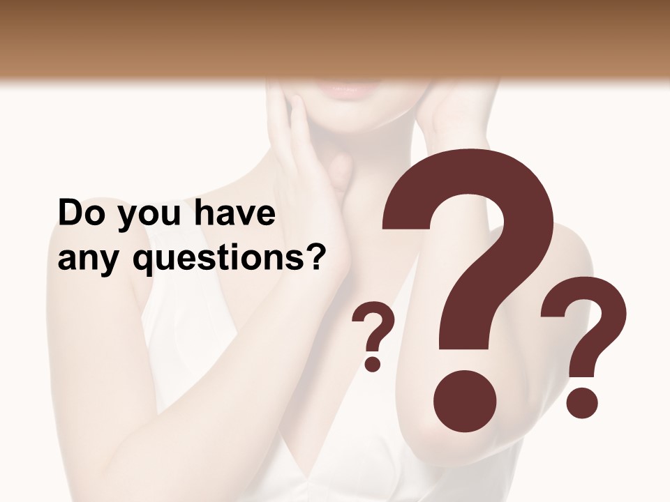 Cute Eye Make Up Elegant PowerPoint Template