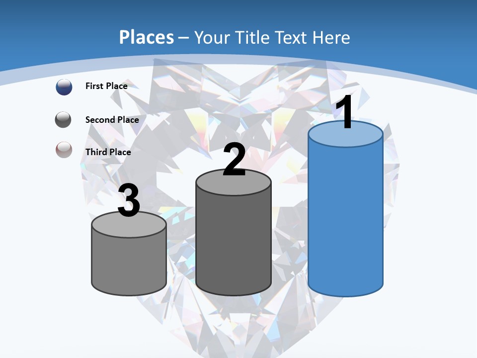 Diamond Reflection Render PowerPoint Template