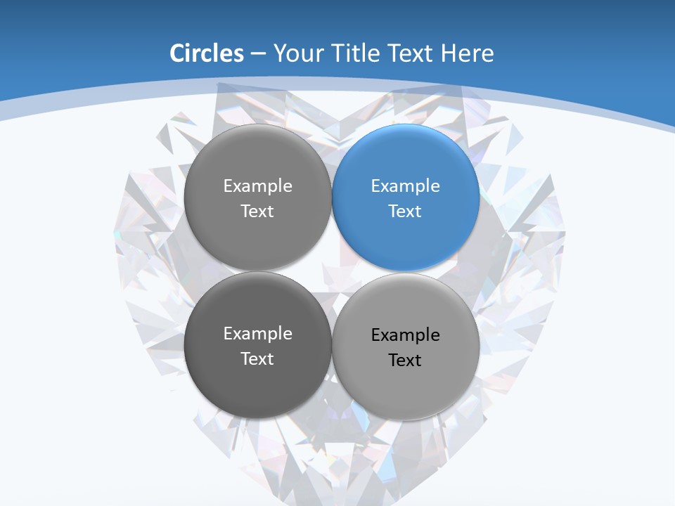 Diamond Reflection Render PowerPoint Template