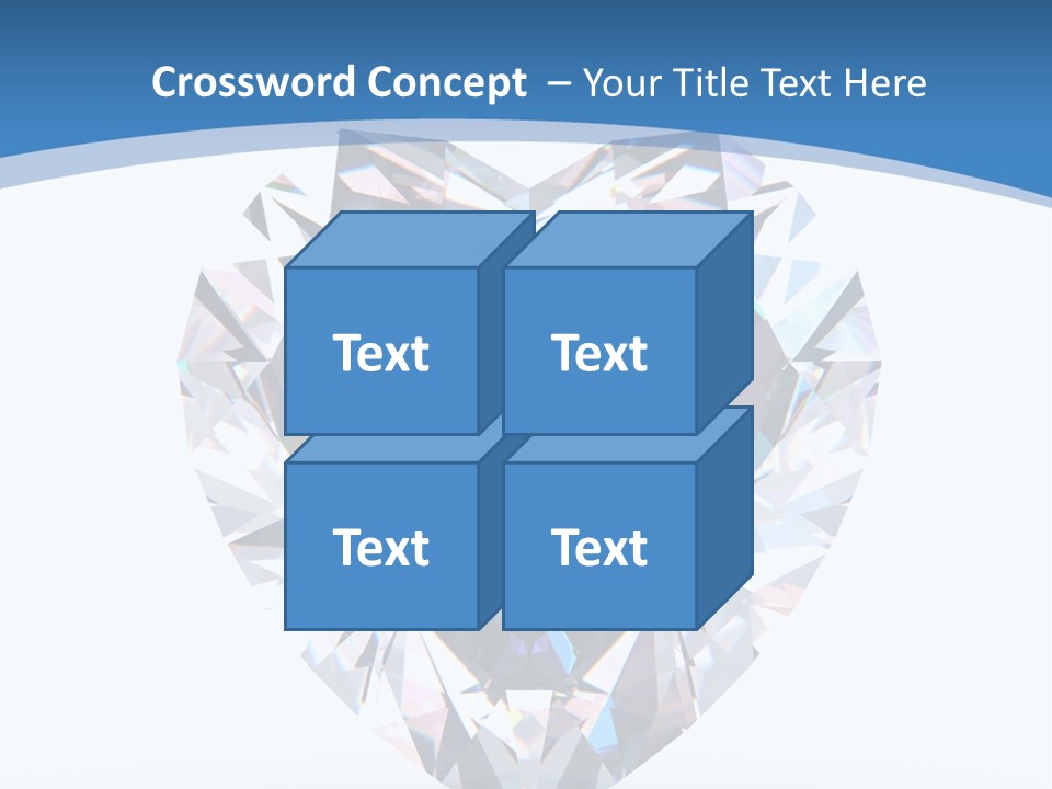 Diamond Reflection Render PowerPoint Template