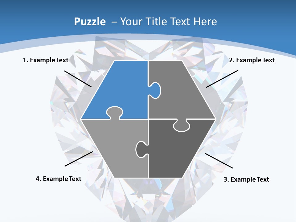 Diamond Reflection Render PowerPoint Template