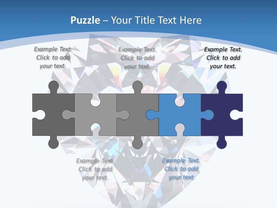Diamond Reflection Render PowerPoint Template