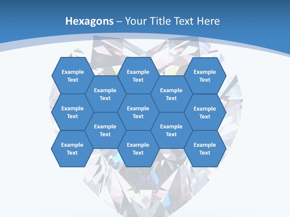 Diamond Reflection Render PowerPoint Template