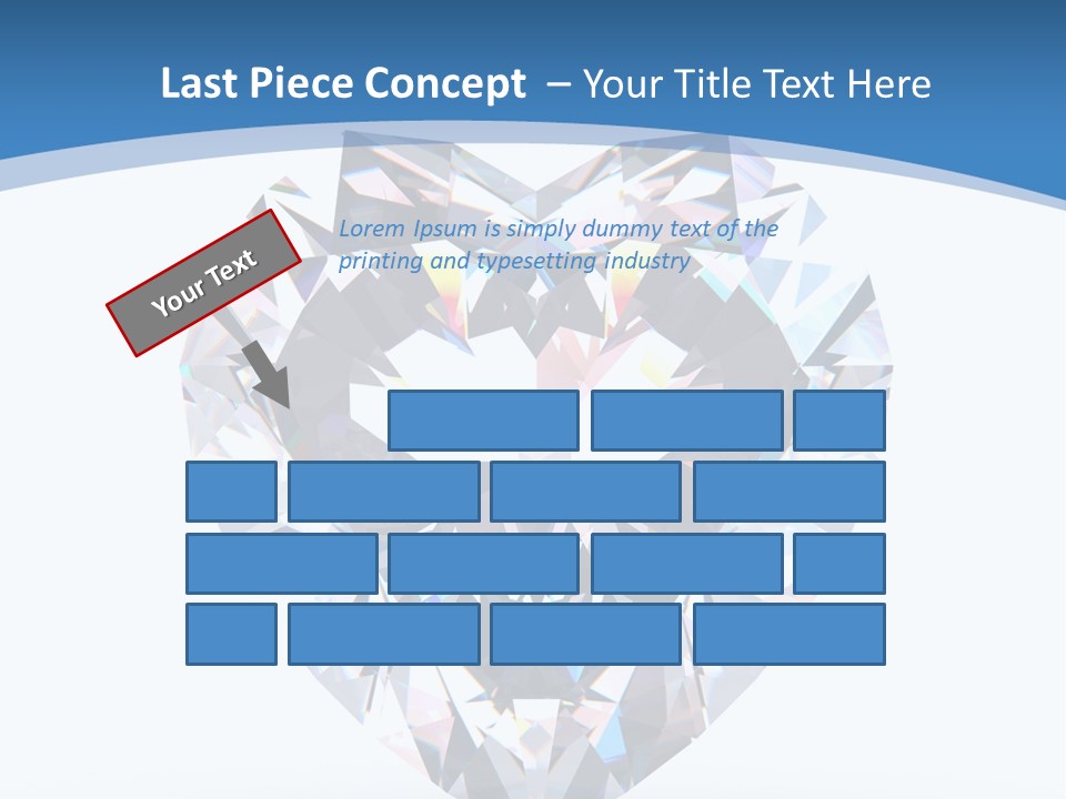 Diamond Reflection Render PowerPoint Template