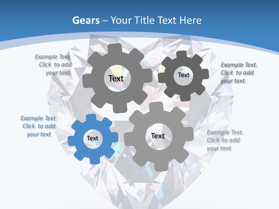 Diamond Reflection Render PowerPoint Template