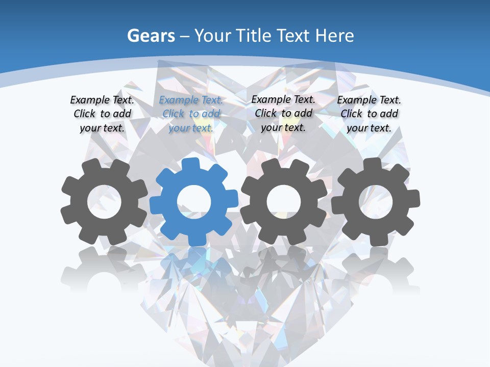 Diamond Reflection Render PowerPoint Template