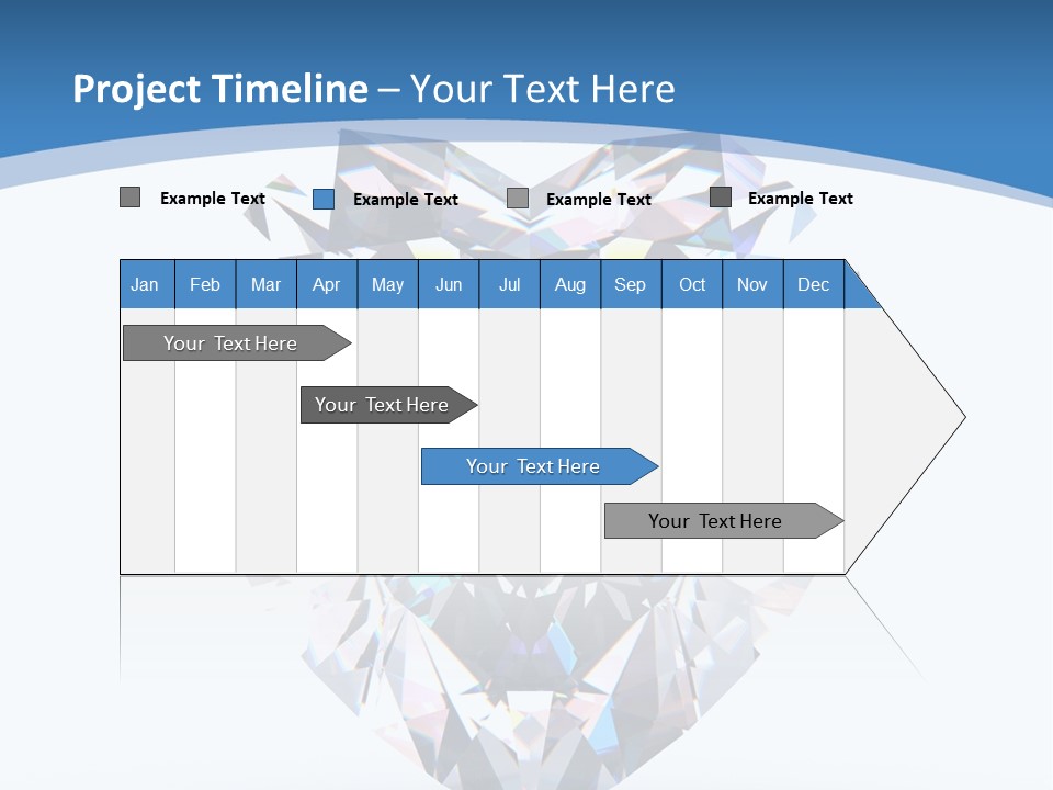 Diamond Reflection Render PowerPoint Template