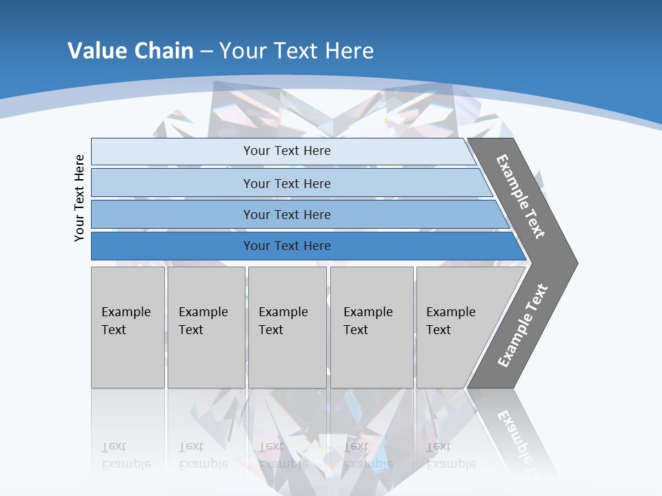 Diamond Reflection Render PowerPoint Template