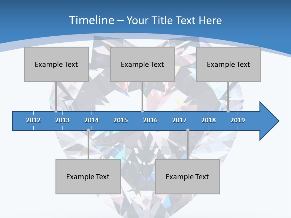 Diamond Reflection Render PowerPoint Template