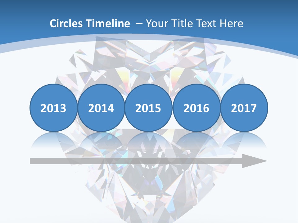 Diamond Reflection Render PowerPoint Template
