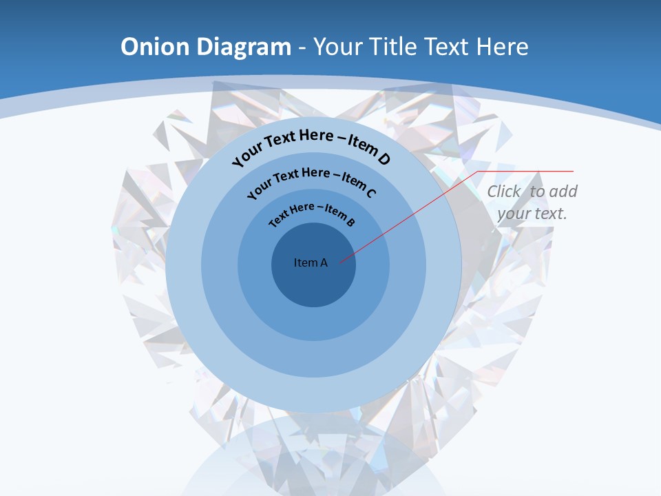 Diamond Reflection Render PowerPoint Template