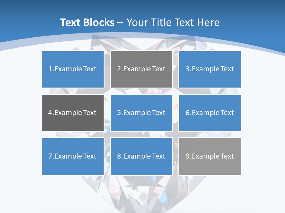 Diamond Reflection Render PowerPoint Template