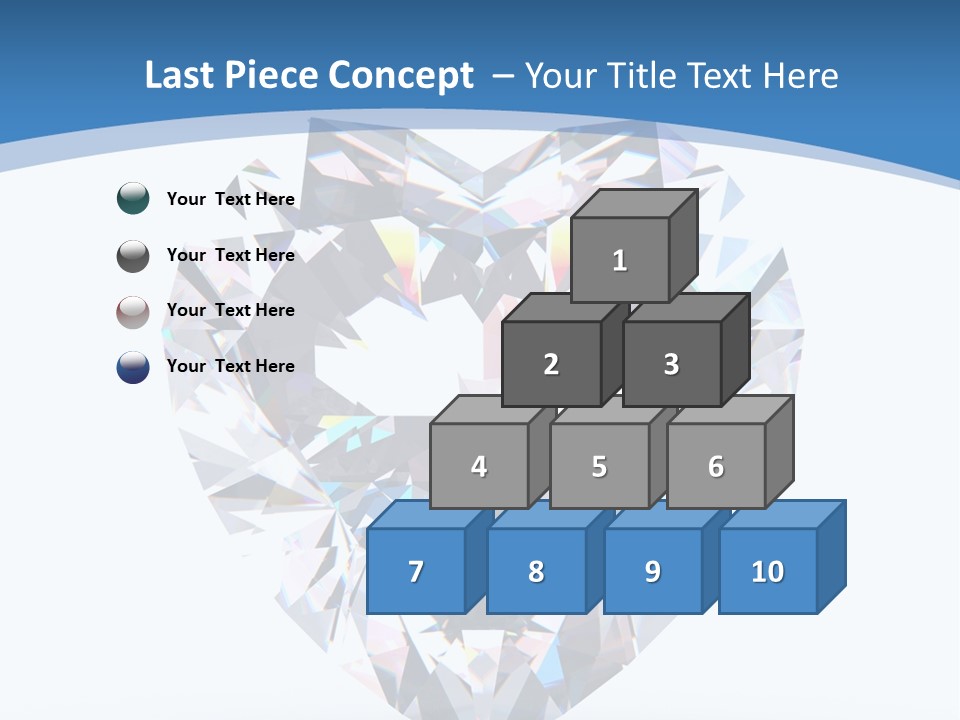Diamond Reflection Render PowerPoint Template