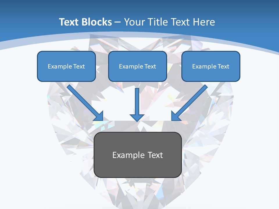 Diamond Reflection Render PowerPoint Template