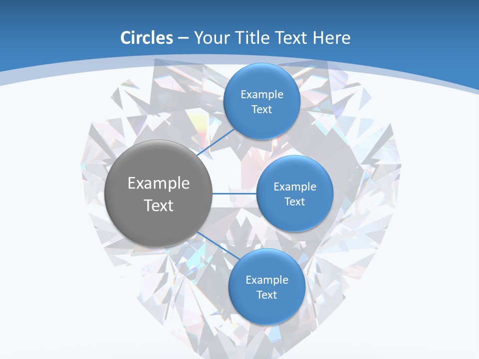 Diamond Reflection Render PowerPoint Template