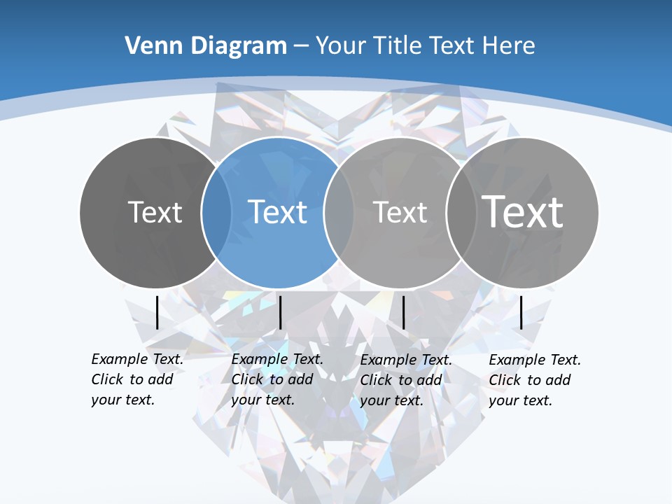 Diamond Reflection Render PowerPoint Template