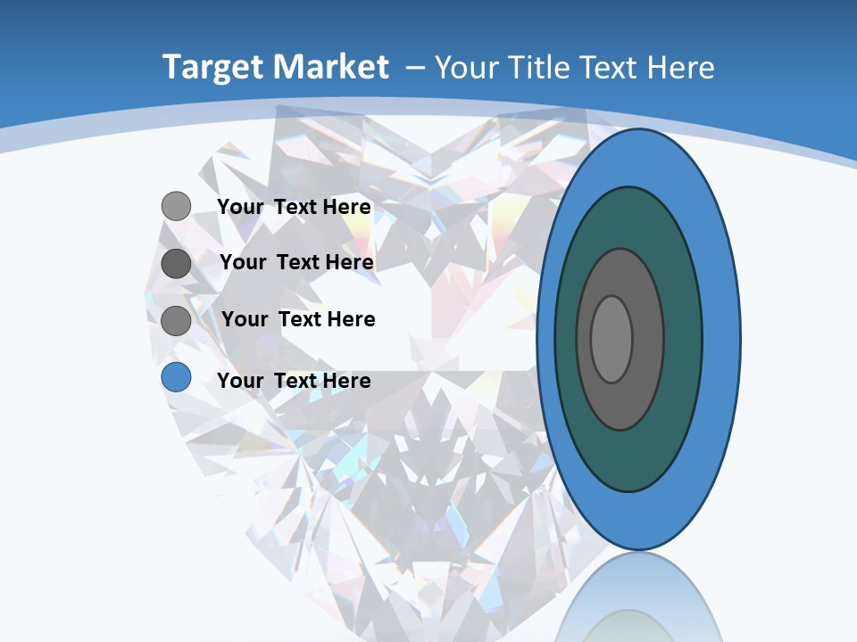 Diamond Reflection Render PowerPoint Template