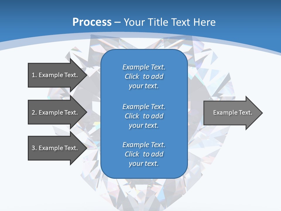 Diamond Reflection Render PowerPoint Template
