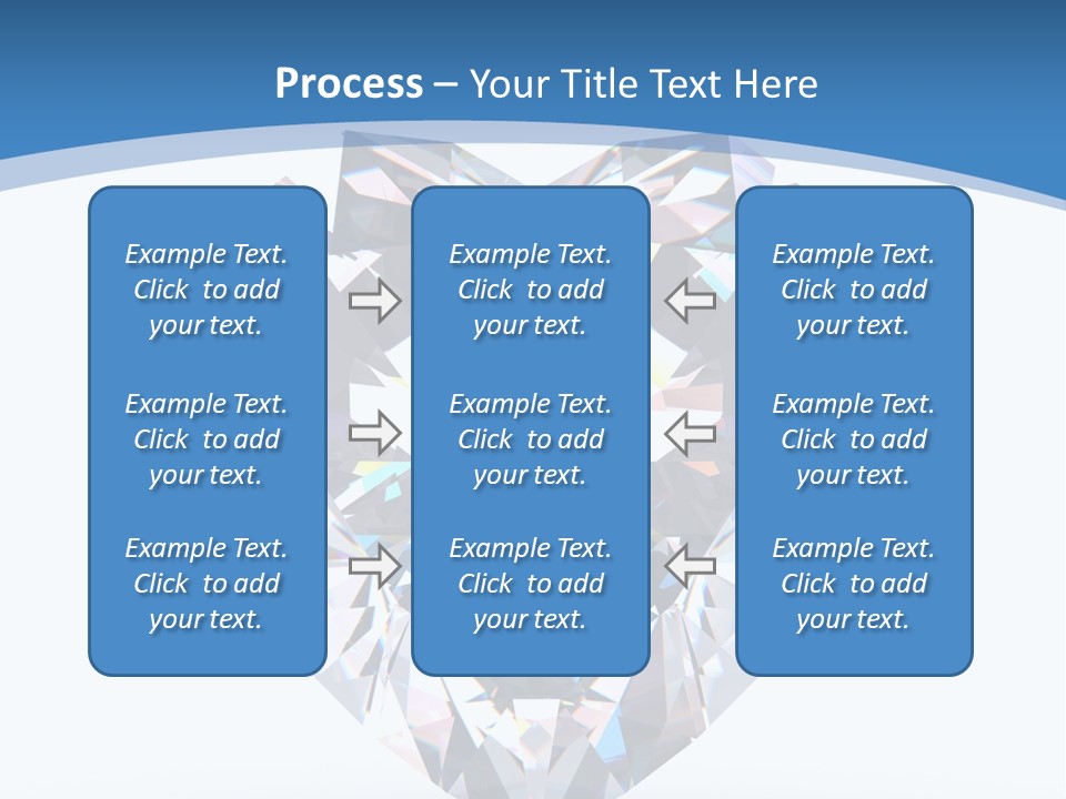 Diamond Reflection Render PowerPoint Template