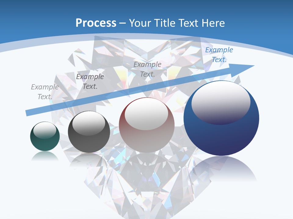 Diamond Reflection Render PowerPoint Template