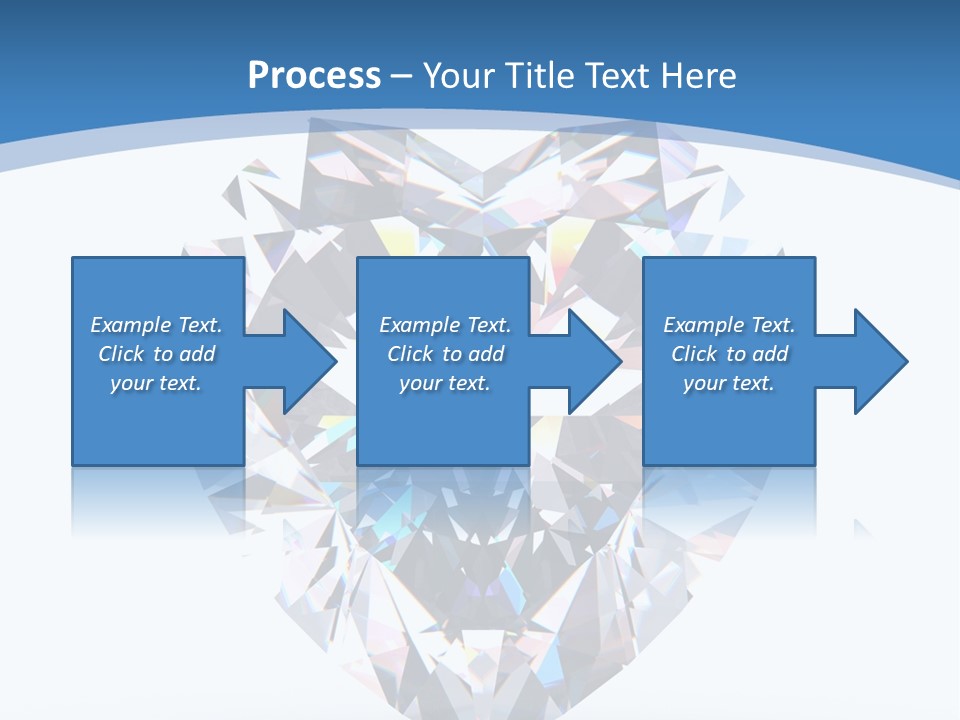 Diamond Reflection Render PowerPoint Template