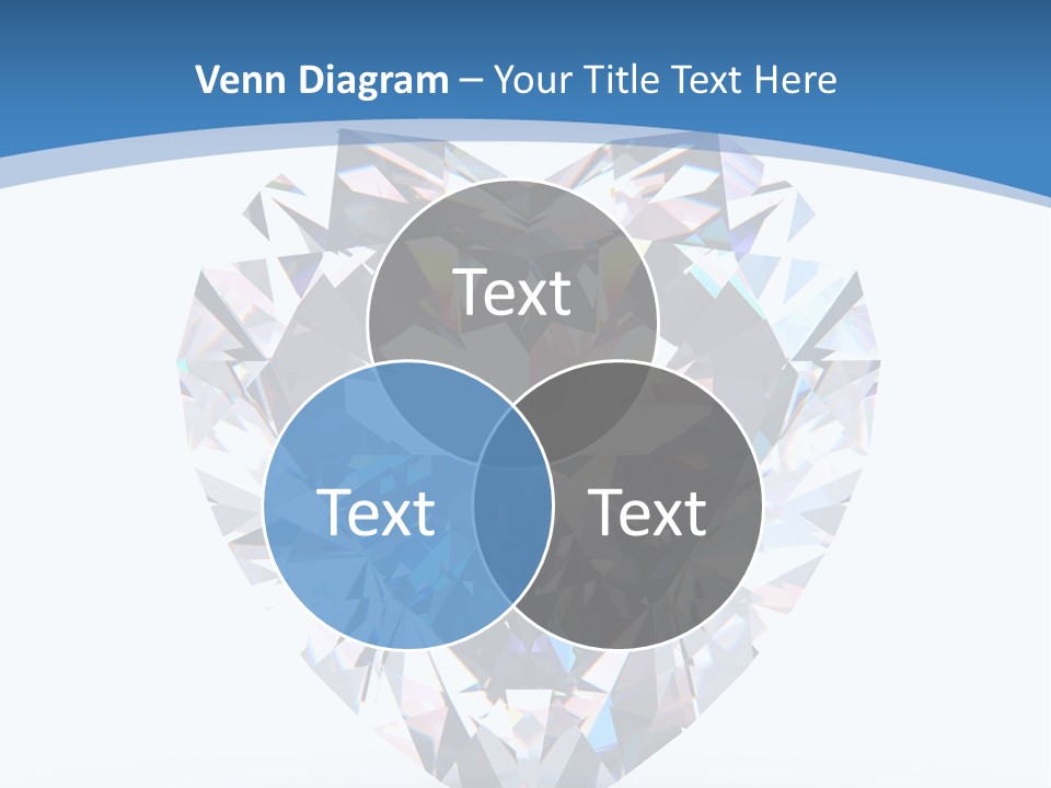 Diamond Reflection Render PowerPoint Template