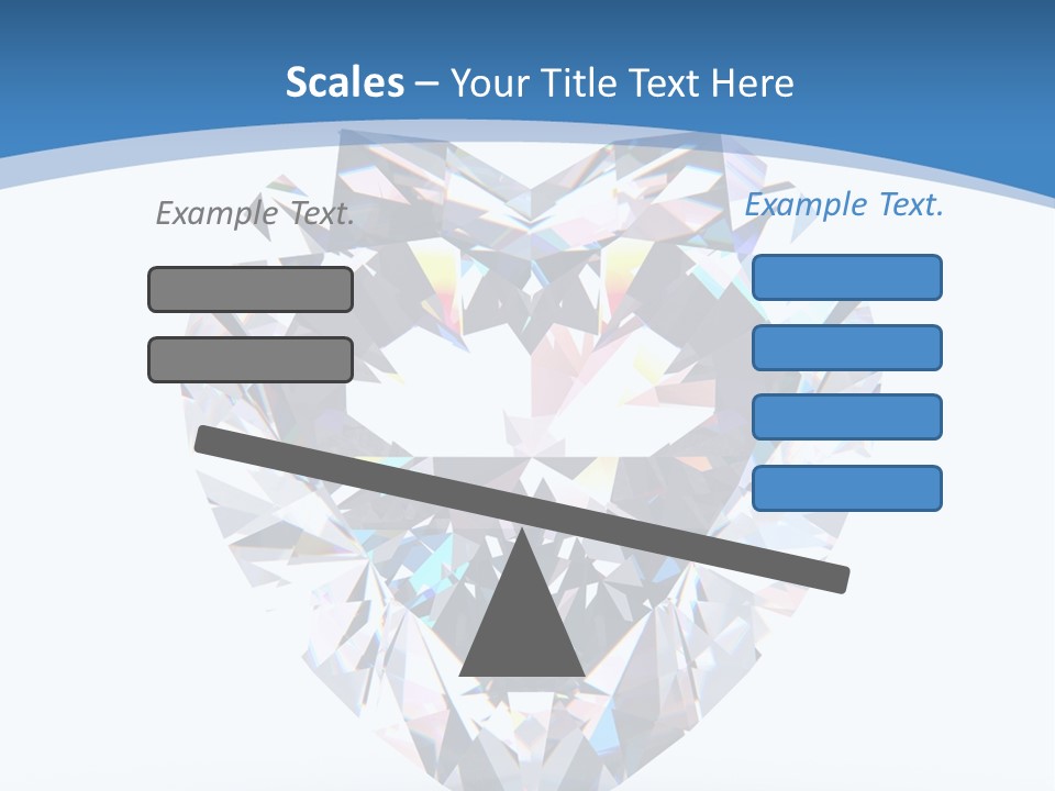 Diamond Reflection Render PowerPoint Template