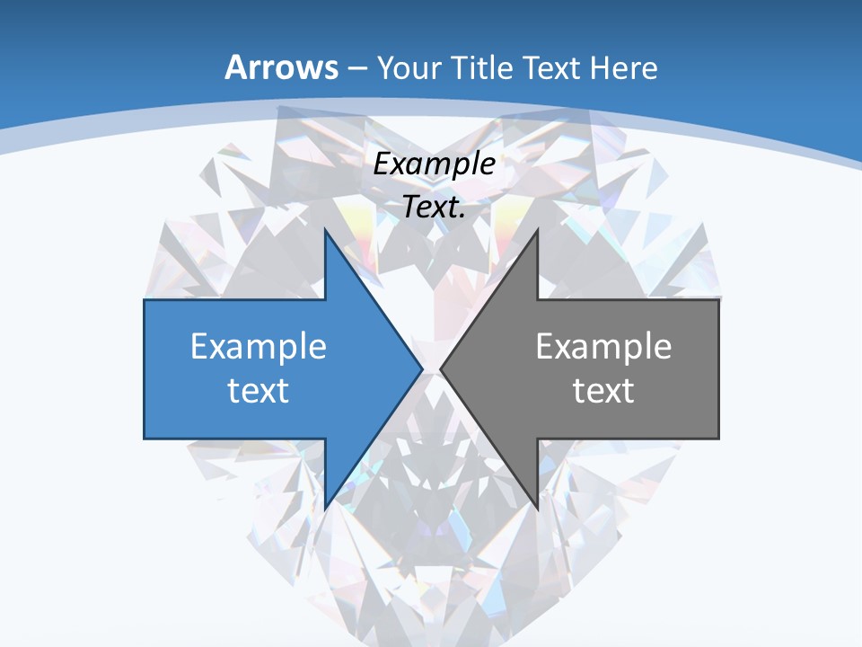Diamond Reflection Render PowerPoint Template