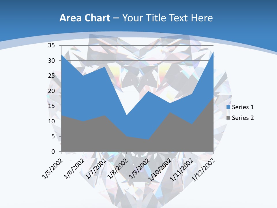 Diamond Reflection Render PowerPoint Template