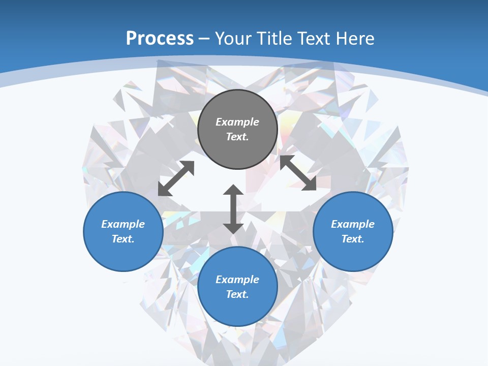 Diamond Reflection Render PowerPoint Template