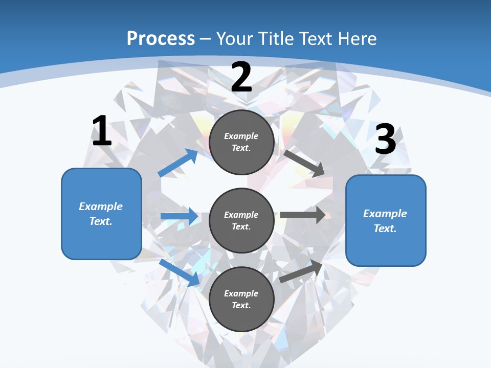 Diamond Reflection Render PowerPoint Template