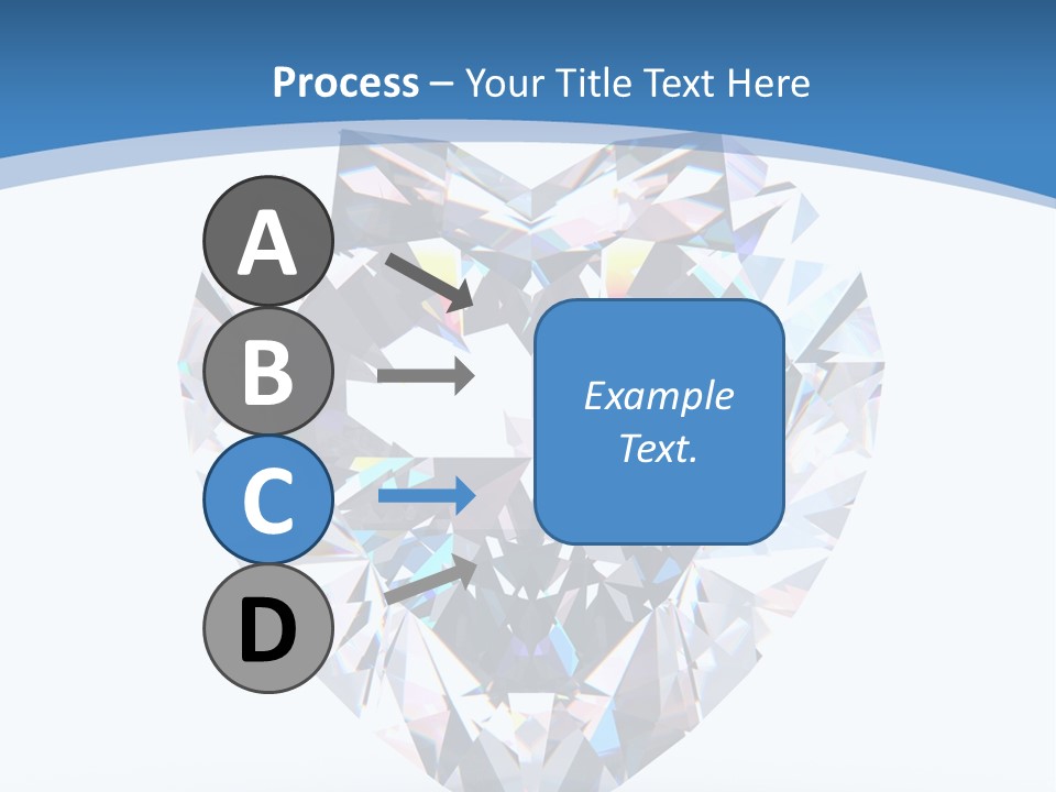 Diamond Reflection Render PowerPoint Template