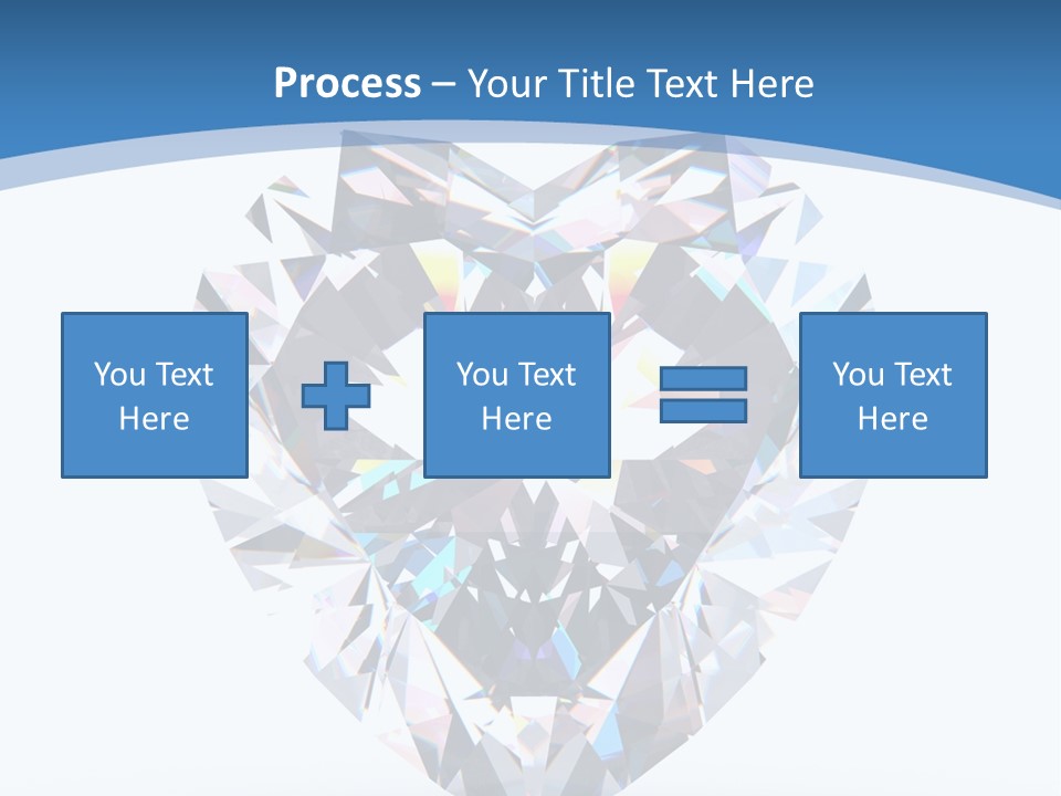 Diamond Reflection Render PowerPoint Template