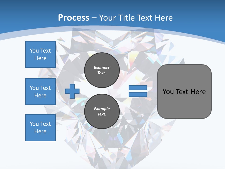 Diamond Reflection Render PowerPoint Template