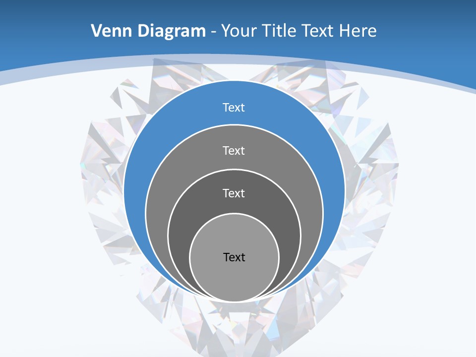 Diamond Reflection Render PowerPoint Template