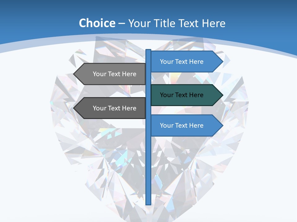 Diamond Reflection Render PowerPoint Template