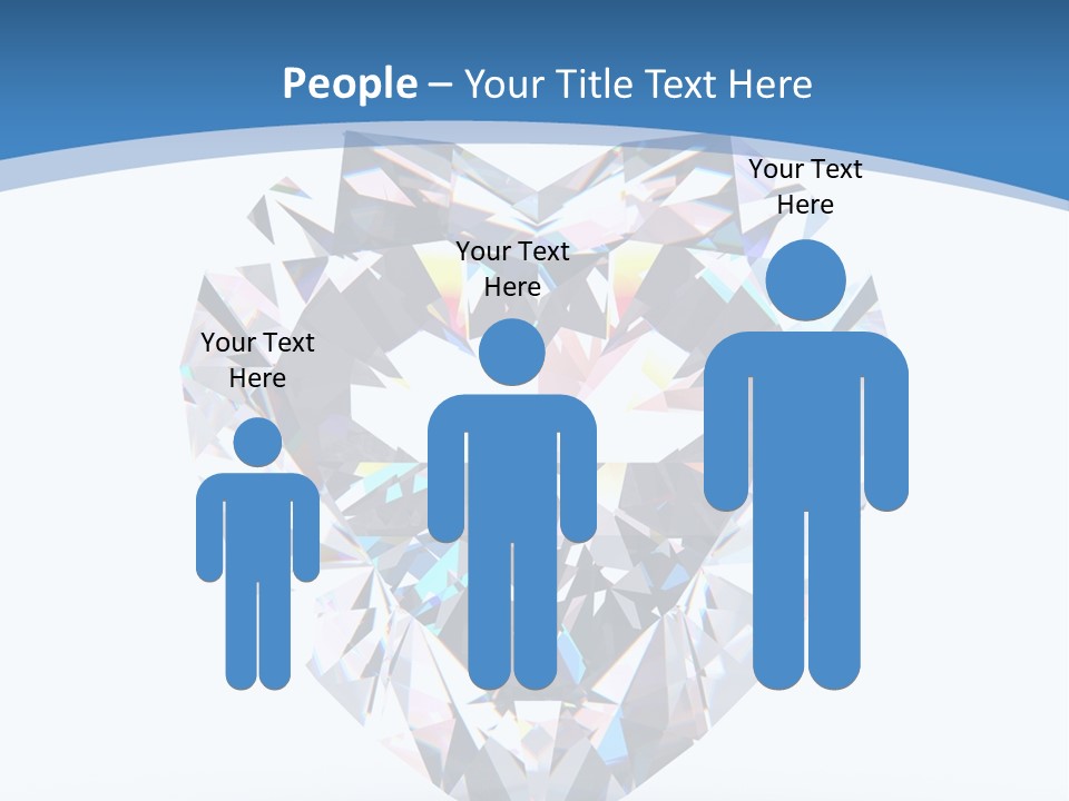 Diamond Reflection Render PowerPoint Template