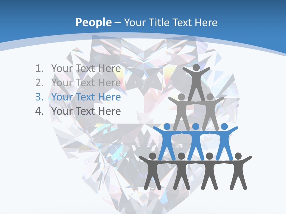 Diamond Reflection Render PowerPoint Template