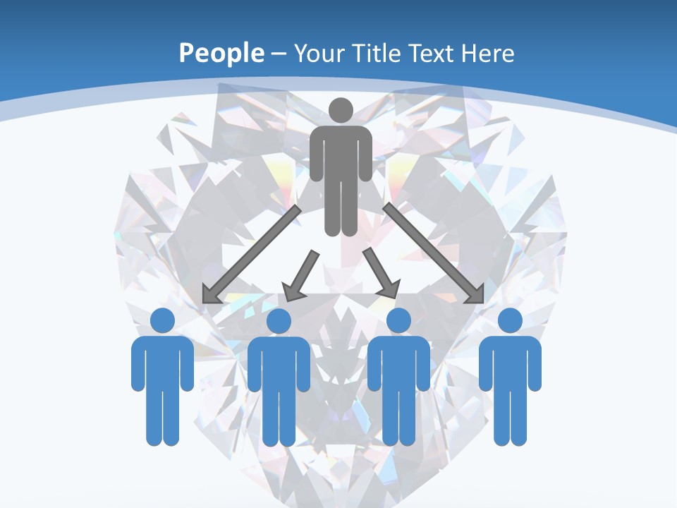 Diamond Reflection Render PowerPoint Template