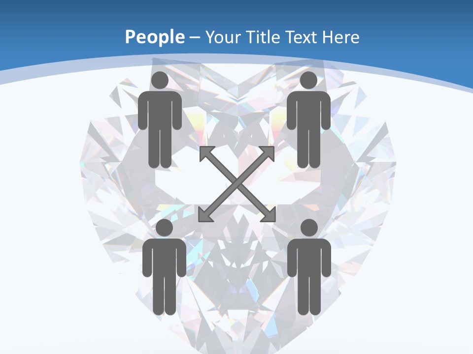Diamond Reflection Render PowerPoint Template