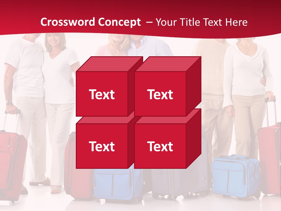 Older Old Suitcase PowerPoint Template