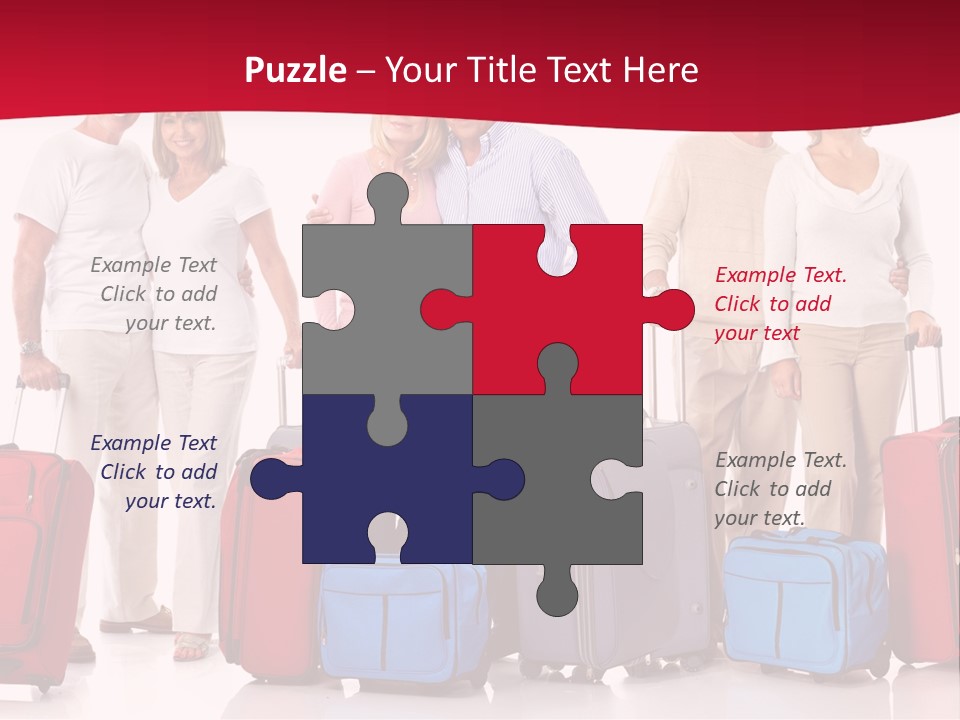 Older Old Suitcase PowerPoint Template