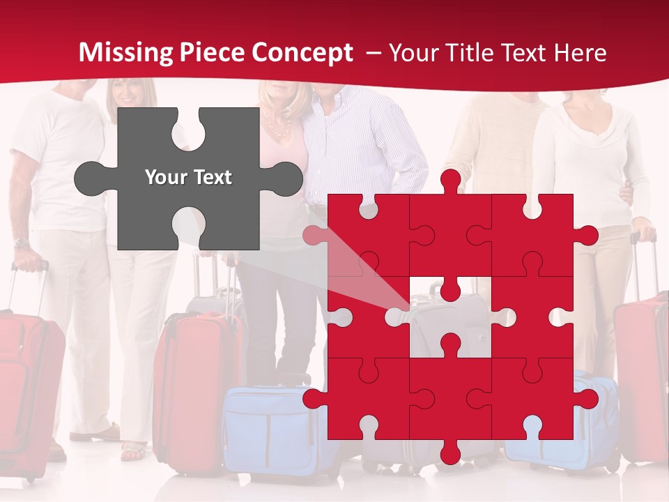 Older Old Suitcase PowerPoint Template