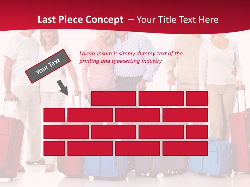 Older Old Suitcase PowerPoint Template